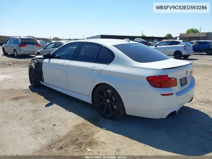 2014 BMW M5 VIN: WBSFV9C53ED593286 Lot: 42728954
