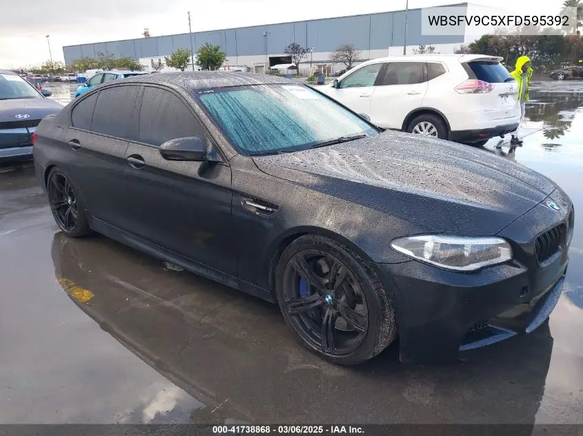2015 BMW M5 VIN: WBSFV9C5XFD595392 Lot: 41738868