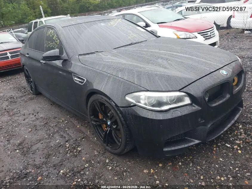2015 BMW M5 VIN: WBSFV9C52FD595287 Lot: 42345314