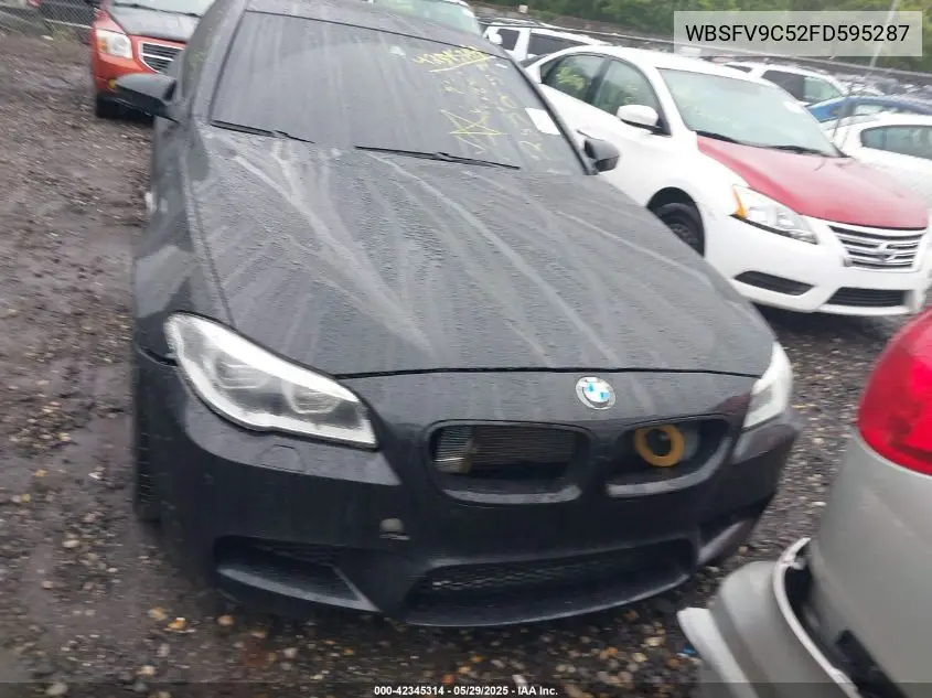 2015 BMW M5 VIN: WBSFV9C52FD595287 Lot: 42345314