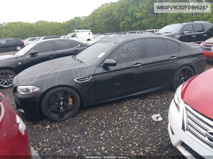 2015 BMW M5 VIN: WBSFV9C52FD595287 Lot: 42345314