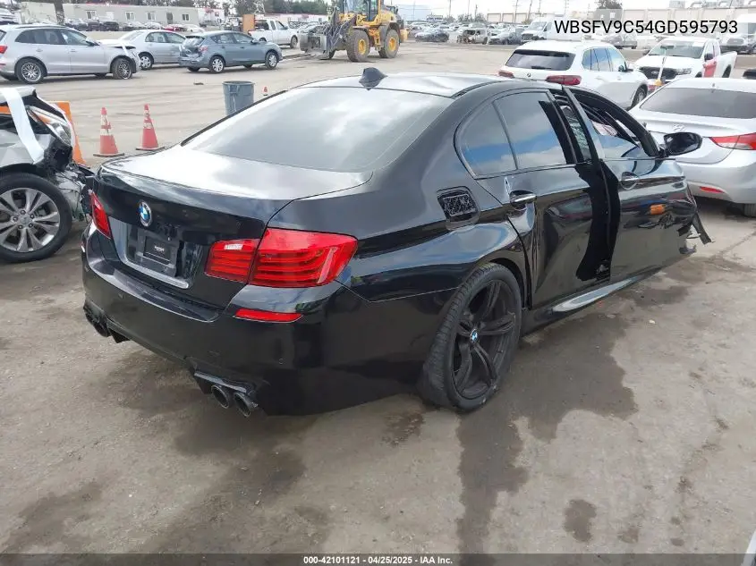 2016 BMW M5 VIN: WBSFV9C54GD595793 Lot: 42101121