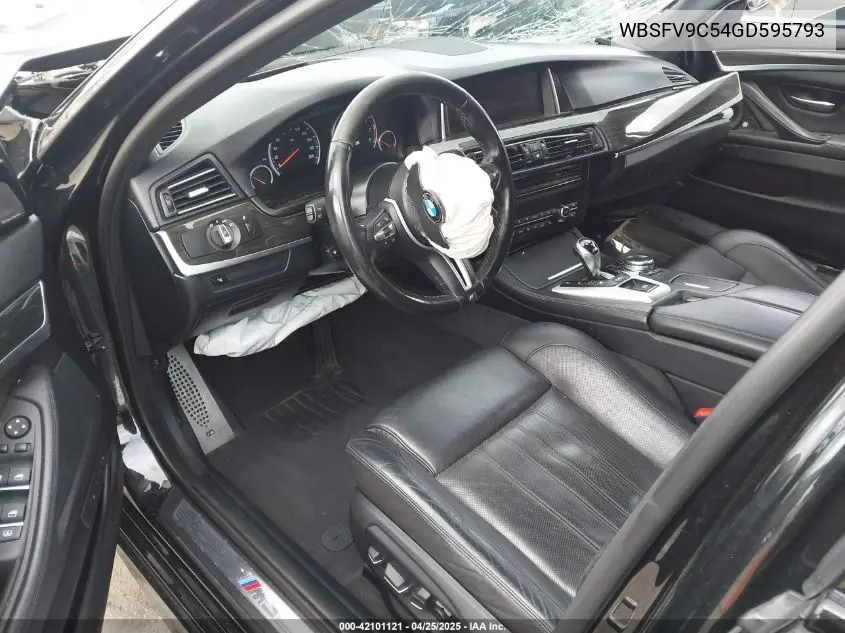 2016 BMW M5 VIN: WBSFV9C54GD595793 Lot: 42101121