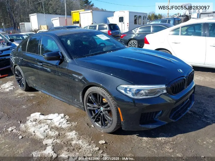 2018 BMW M5 VIN: WBSJF0C55JB283097 Lot: 41632890