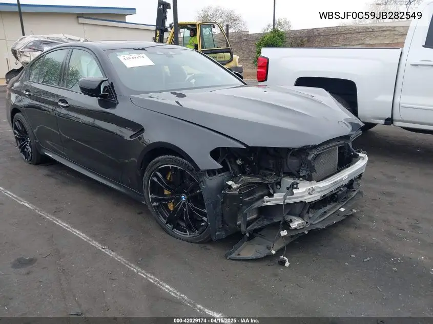 2018 BMW M5 VIN: WBSJF0C59JB282549 Lot: 42029174