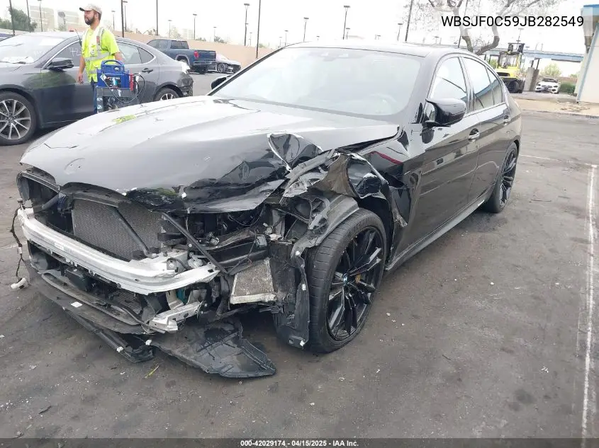 2018 BMW M5 VIN: WBSJF0C59JB282549 Lot: 42029174