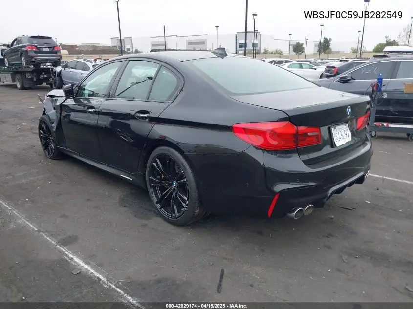 2018 BMW M5 VIN: WBSJF0C59JB282549 Lot: 42029174