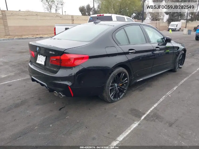 2018 BMW M5 VIN: WBSJF0C59JB282549 Lot: 42029174
