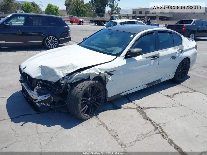 2018 BMW M5 VIN: WBSJF0C58JB282011 Lot: 42773634