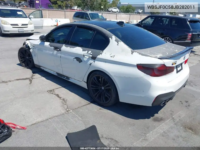 2018 BMW M5 VIN: WBSJF0C58JB282011 Lot: 42773634