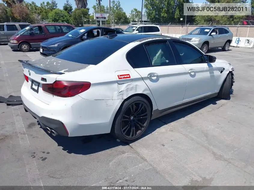 2018 BMW M5 VIN: WBSJF0C58JB282011 Lot: 42773634