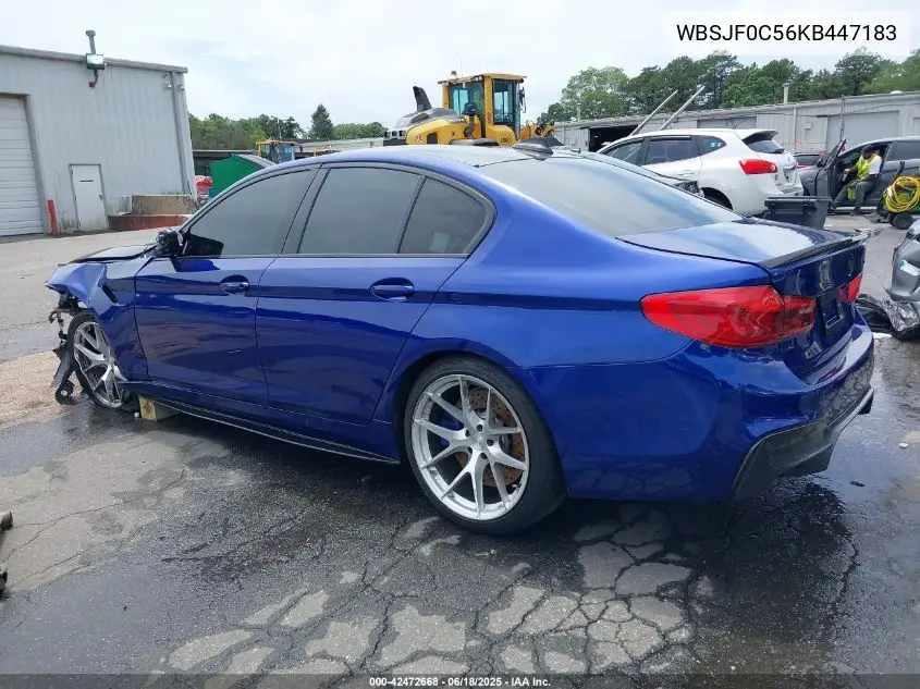 2019 BMW M5 Competition VIN: WBSJF0C56KB447183 Lot: 42472668