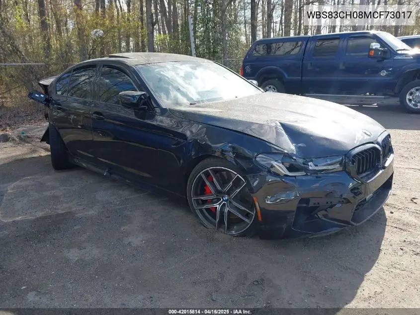 2021 BMW M5 VIN: WBS83CH08MCF73017 Lot: 42015814