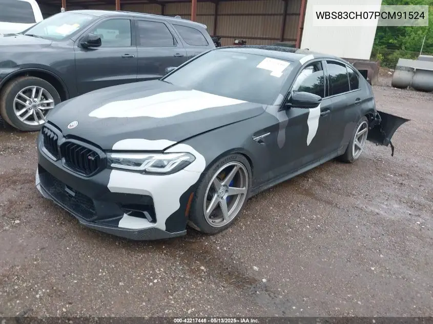 2023 BMW M5 VIN: WBS83CH07PCM91524 Lot: 42217446