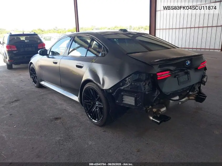 2025 BMW M5 VIN: WBS83FK04SCU11874 Lot: 42543784