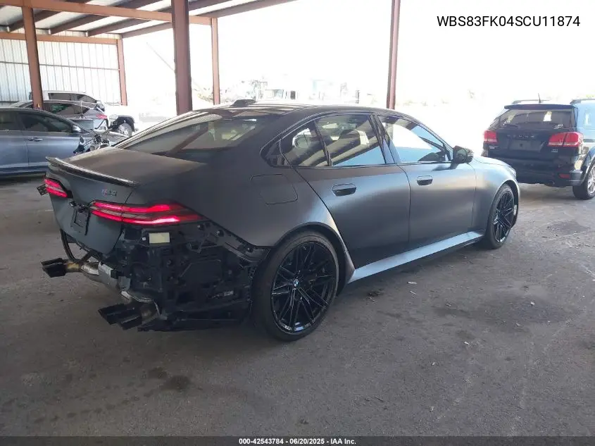 2025 BMW M5 VIN: WBS83FK04SCU11874 Lot: 42543784