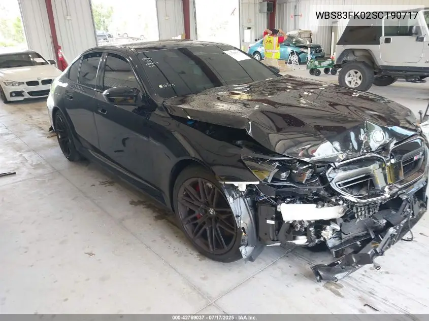 2025 BMW M5 VIN: WBS83FK02SCT90717 Lot: 42769037