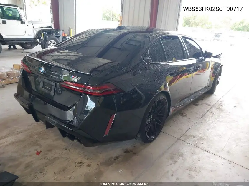 2025 BMW M5 VIN: WBS83FK02SCT90717 Lot: 42769037
