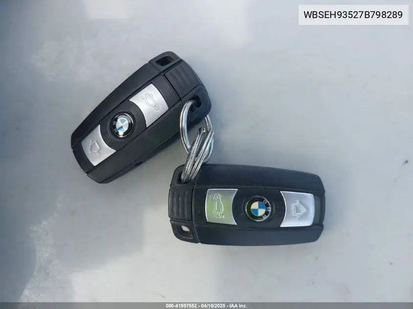 2007 BMW M6 VIN: WBSEH93527B798289 Lot: 41997552