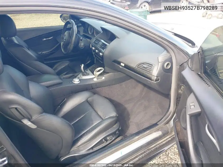 2007 BMW M6 VIN: WBSEH93527B798289 Lot: 41997552