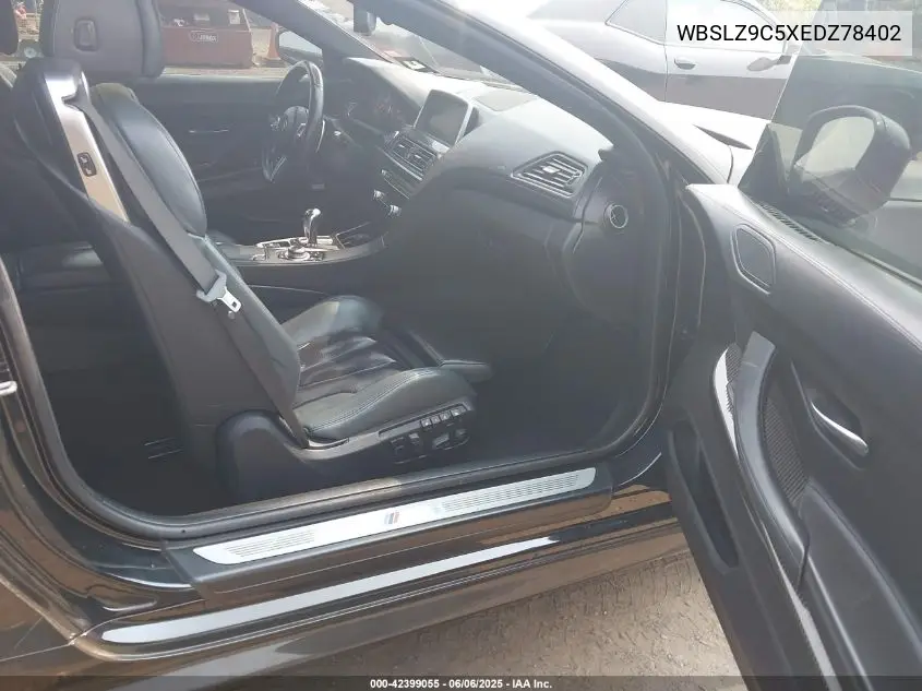 2014 BMW M6 VIN: WBSLZ9C5XEDZ78402 Lot: 42399055