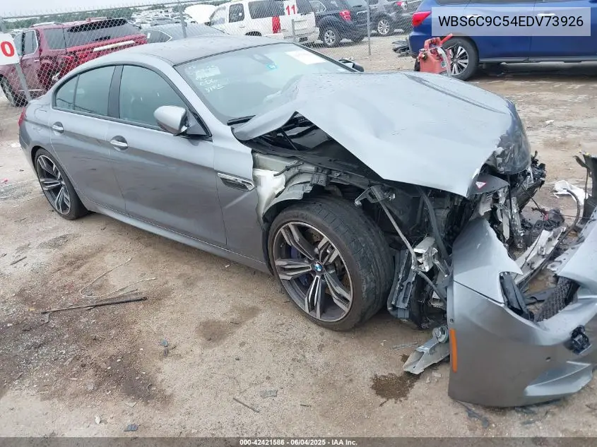 2014 BMW M6 Gran Coupe VIN: WBS6C9C54EDV73926 Lot: 42421586