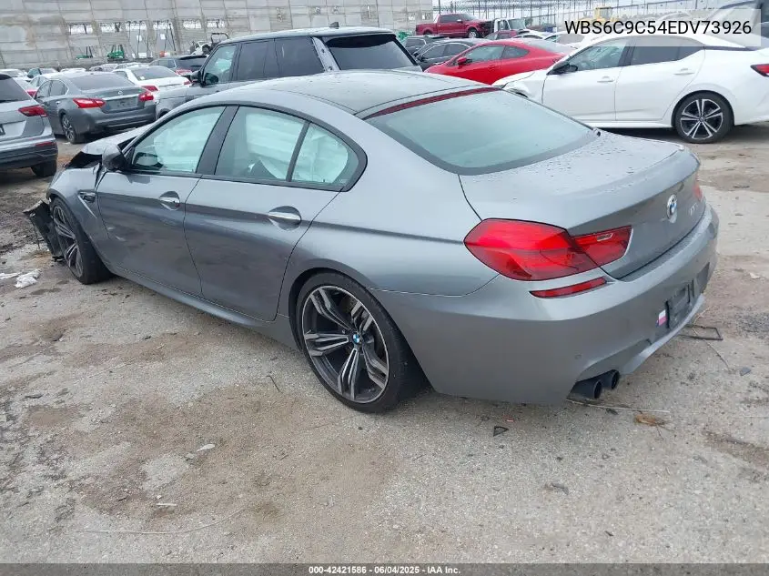 2014 BMW M6 Gran Coupe VIN: WBS6C9C54EDV73926 Lot: 42421586