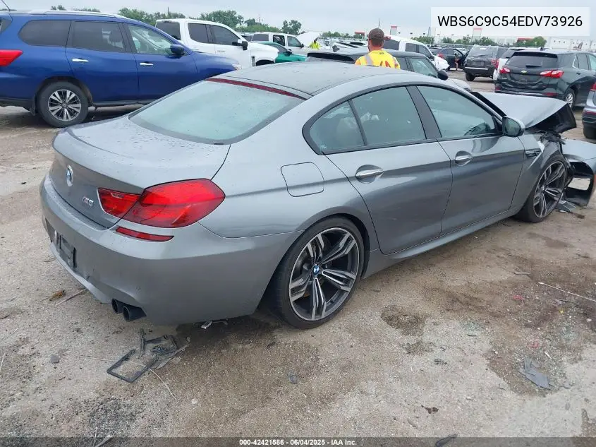 2014 BMW M6 Gran Coupe VIN: WBS6C9C54EDV73926 Lot: 42421586