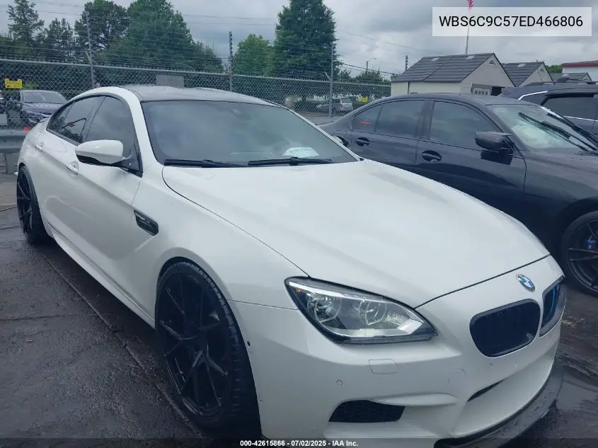 2014 BMW M6 Gran Coupe VIN: WBS6C9C57ED466806 Lot: 42615866