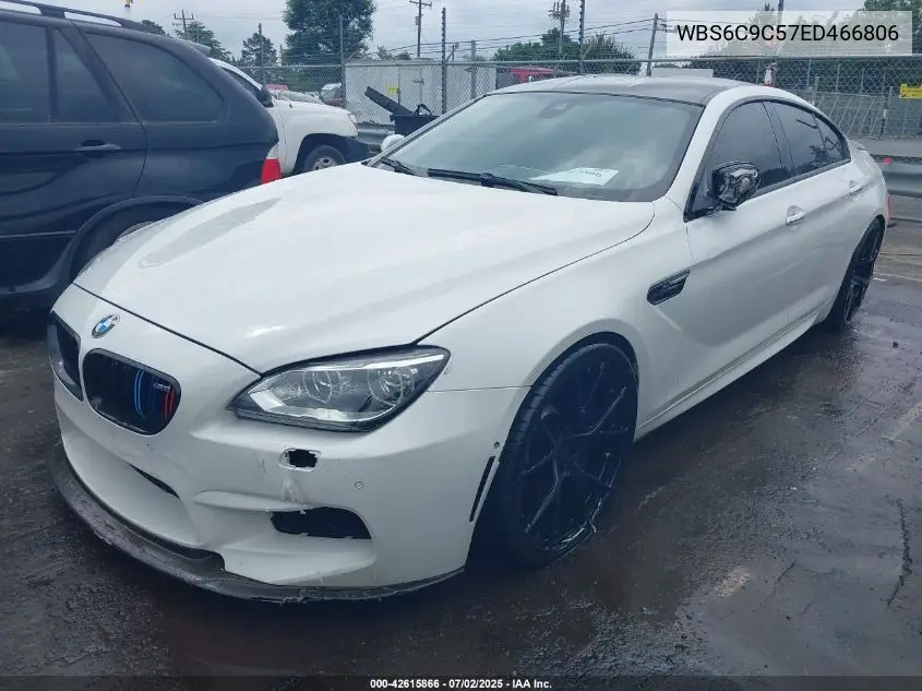 2014 BMW M6 Gran Coupe VIN: WBS6C9C57ED466806 Lot: 42615866
