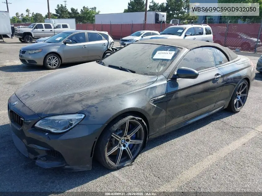 2016 BMW M6 VIN: WBS6G9C59GD932050 Lot: 42599131
