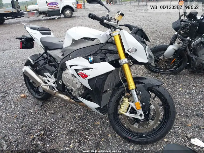 2014 BMW S 1000 R VIN: WB10D1203EZ198662 Lot: 42222048