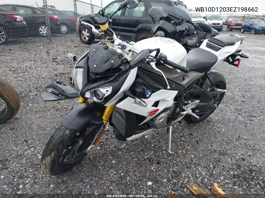 2014 BMW S 1000 R VIN: WB10D1203EZ198662 Lot: 42222048