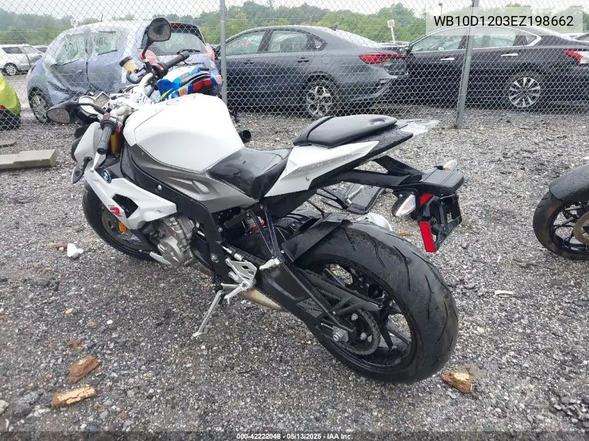 2014 BMW S 1000 R VIN: WB10D1203EZ198662 Lot: 42222048