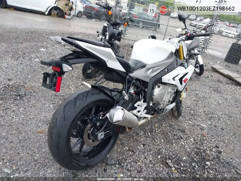 2014 BMW S 1000 R VIN: WB10D1203EZ198662 Lot: 42222048