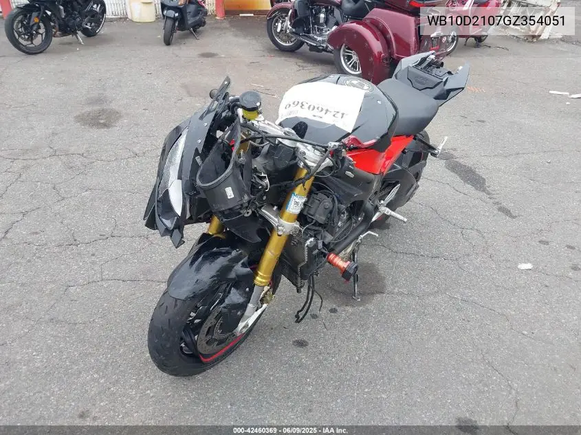 2016 BMW S 1000 Rr VIN: WB10D2107GZ354051 Lot: 42460369