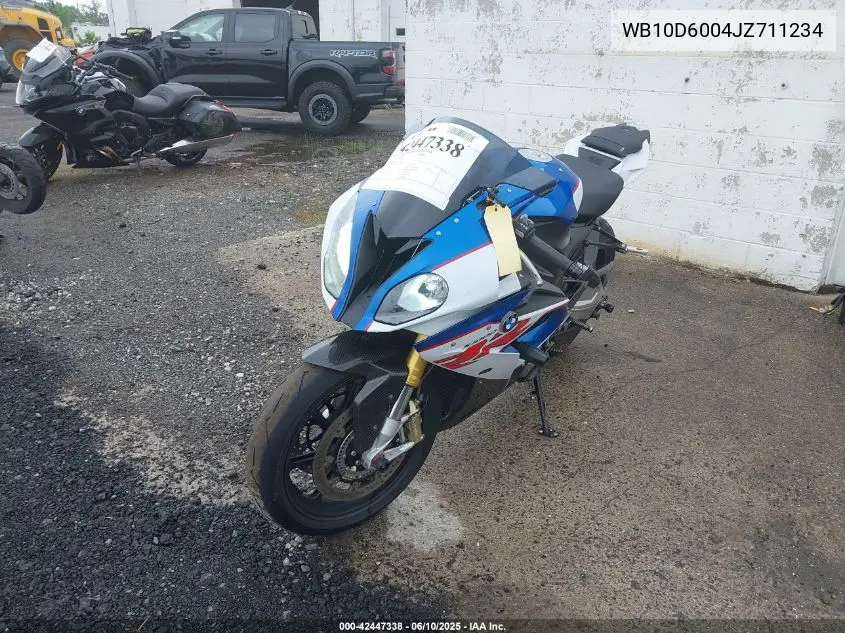 2018 BMW S 1000 Rr VIN: WB10D6004JZ711234 Lot: 42447338