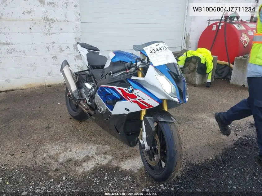 2018 BMW S 1000 Rr VIN: WB10D6004JZ711234 Lot: 42447338
