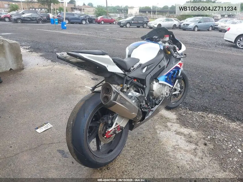 2018 BMW S 1000 Rr VIN: WB10D6004JZ711234 Lot: 42447338