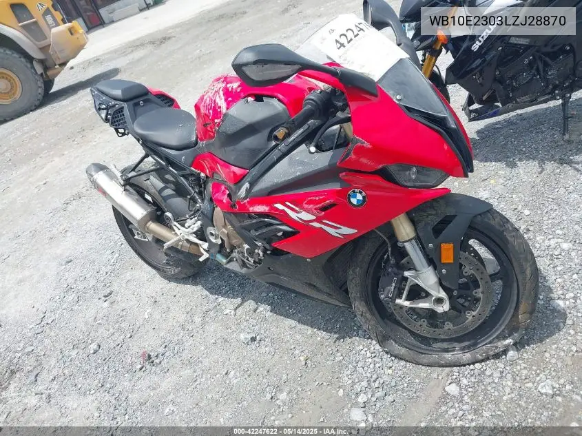 2020 BMW S 1000 Rr VIN: WB10E2303LZJ28870 Lot: 42247622