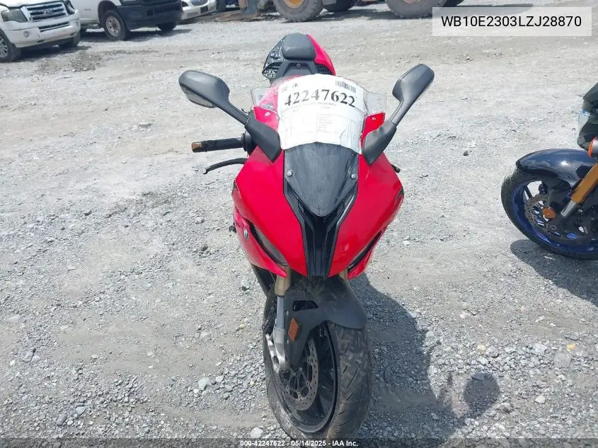 2020 BMW S 1000 Rr VIN: WB10E2303LZJ28870 Lot: 42247622
