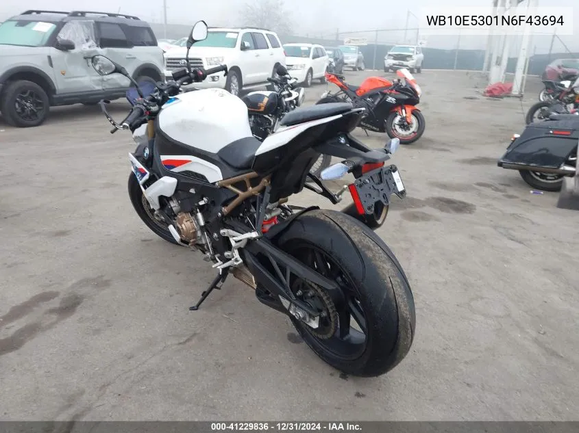 2022 BMW S 1000 R VIN: WB10E5301N6F43694 Lot: 41229836