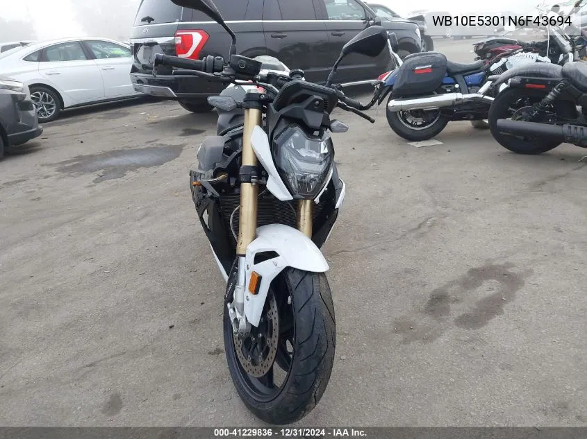 2022 BMW S 1000 R VIN: WB10E5301N6F43694 Lot: 41229836