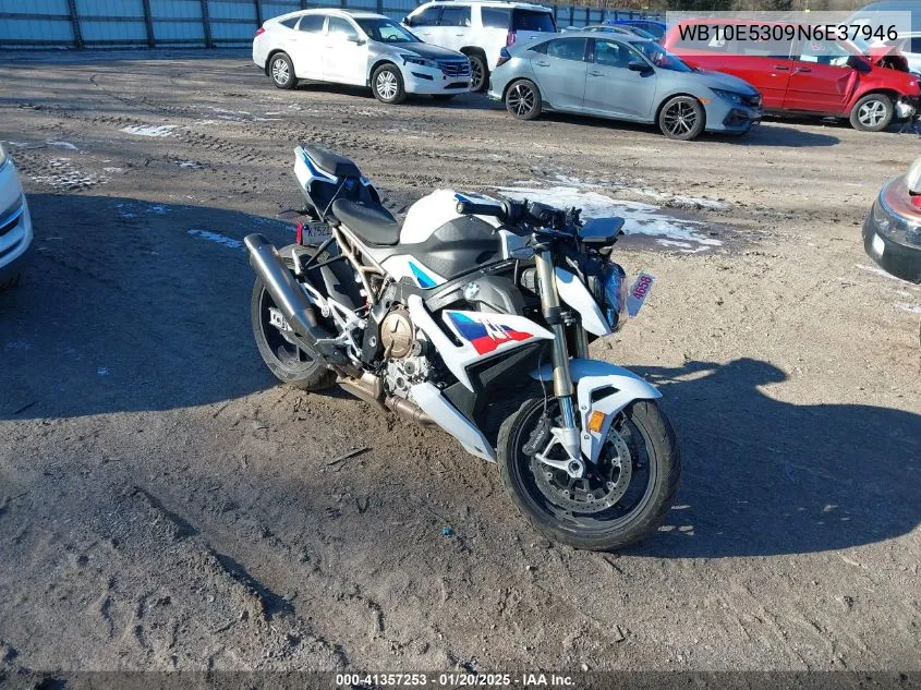 2022 BMW S 1000 R VIN: WB10E5309N6E37946 Lot: 41357253