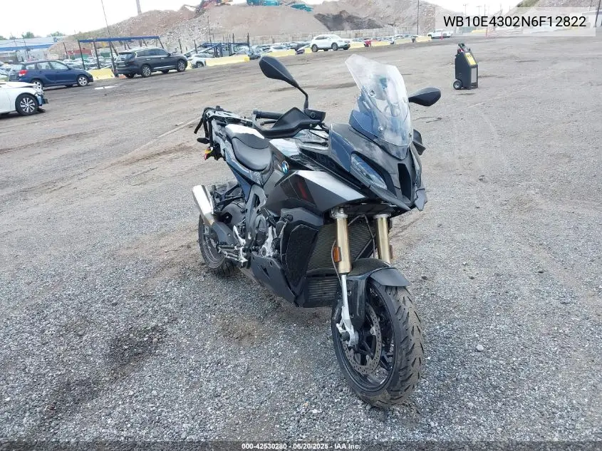 2022 BMW S 1000 Xr VIN: WB10E4302N6F12822 Lot: 42530280