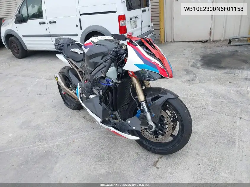 2022 BMW S 1000 Rr VIN: WB10E2300N6F01158 Lot: 42580116