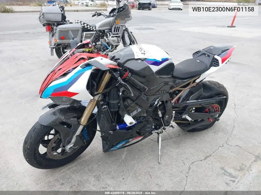 2022 BMW S 1000 Rr VIN: WB10E2300N6F01158 Lot: 42580116