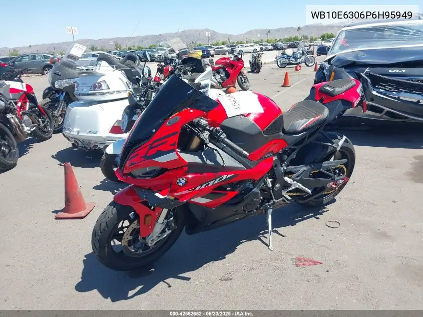 2023 BMW S 1000 Rr VIN: WB10E6306P6H95949 Lot: 42562652