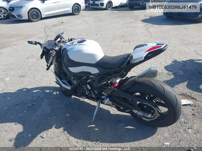 2024 BMW S 1000 Rr VIN: WB10E6303R6J61479 Lot: 12329147