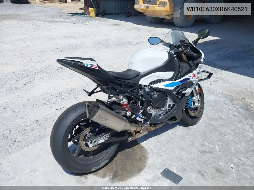 2024 BMW S 1000 Rr VIN: WB10E630XR6K40521 Lot: 42077125
